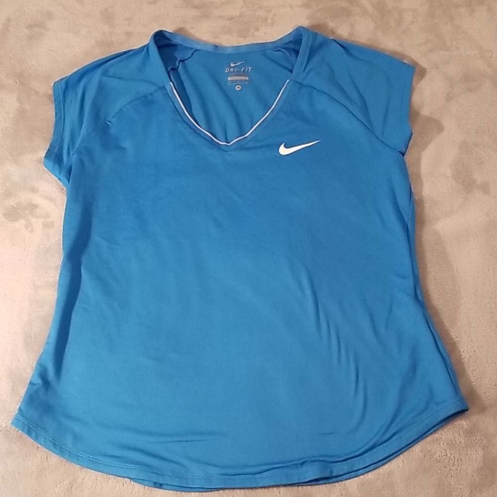 Nike dry- fit blue athletic t-shirt size Medium